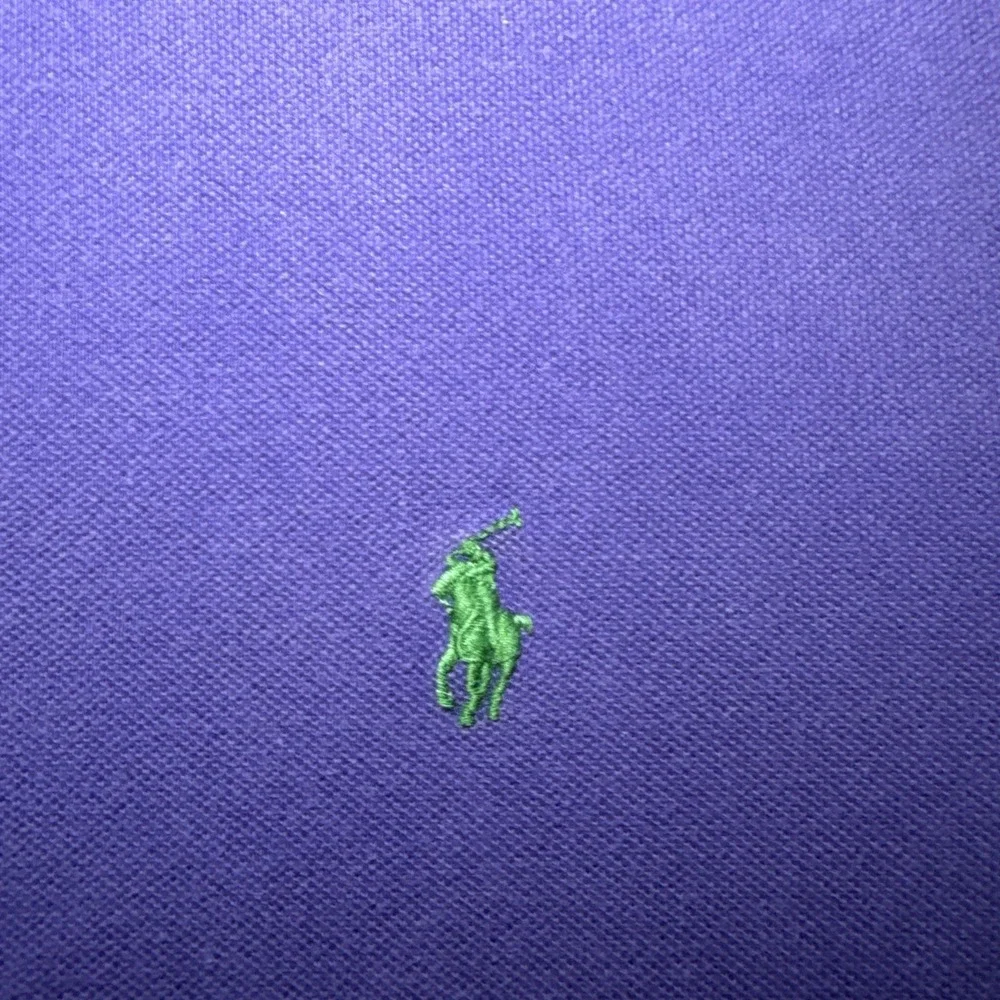 Polo Ralph Lauren Men's 3XLT Purple Short Sleeve Polo Shirt Green Pony